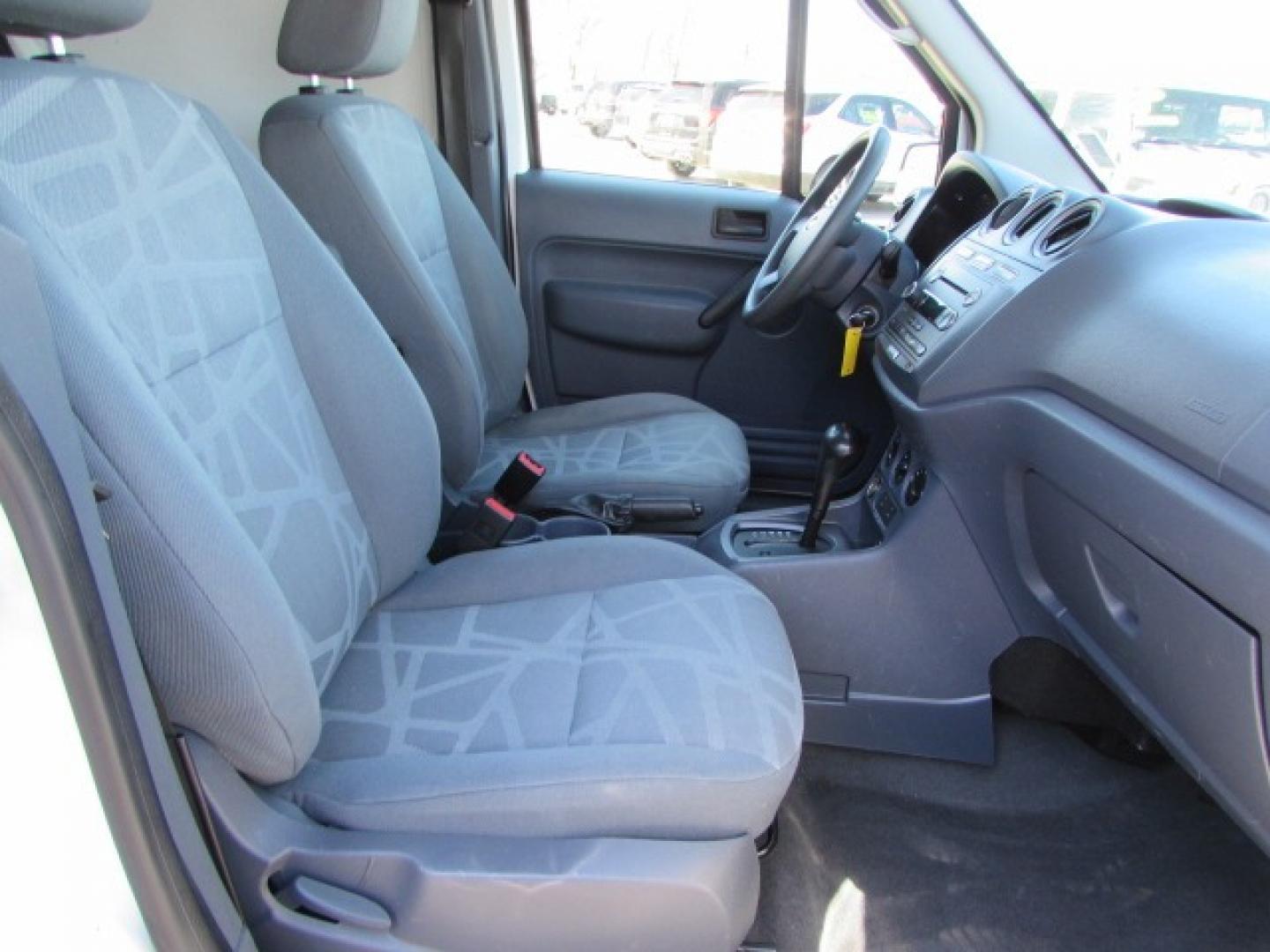 2013 White /Gray Ford Transit Connect XLT Cargo Van (NM0LS7DN9DT) with an 2.5L DOHC 4cyl engine engine, 6 speed automatic transmission, located at 4562 State Avenue, Billings, MT, 59101, (406) 896-9833, 45.769516, -108.526772 - 2013 Ford Transit Connect XLT Cargo Van - One owner! 2.5L L4 DOHC 16V Engine - 6 speed automatic transmission - Front wheel drive - 113,855 miles - One owner - Inspected and serviced - Ready to go to work today! XLT package - air conditioning - tilt and telescoping steering wheel - cruise con - Photo#13